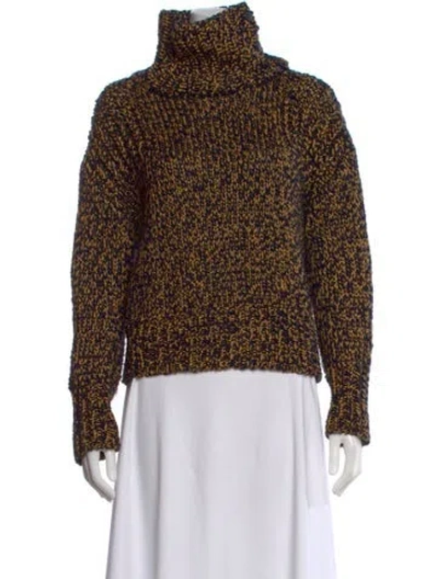 Pre-owned Rag & Bone Patterned Turtleneck Sweater In Multi