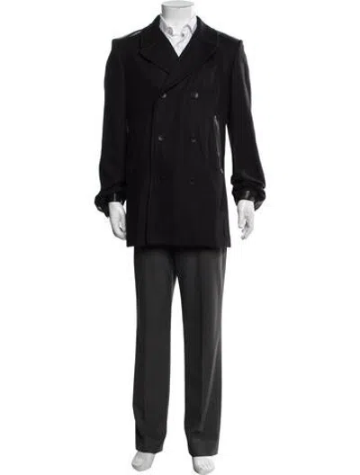 Pre-owned Rag & Bone Peacoat In Black
