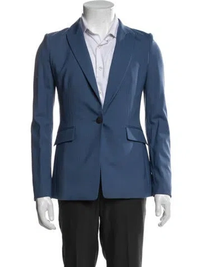 Pre-owned Rag & Bone Peacoat In Blue