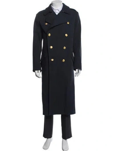 Pre-owned Rag & Bone Peacoat In Blue