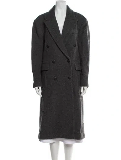 Pre-owned Rag & Bone Peacoat In Gray
