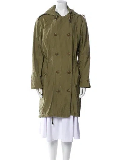 Pre-owned Rag & Bone Peacoat In Green