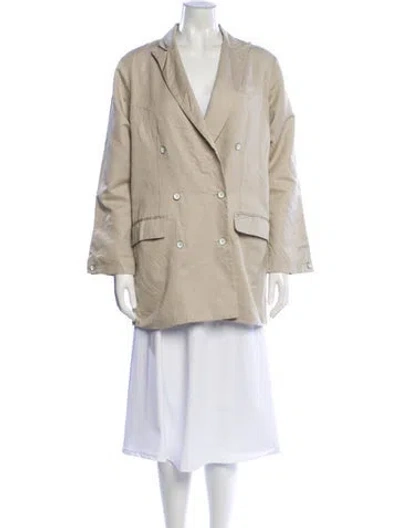 Pre-owned Rag & Bone Peacoat In Neutral