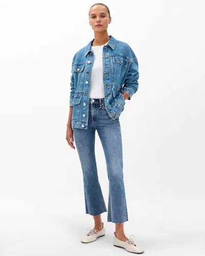 Rag & Bone Peyton Ankle Bootcut Jeans In Blue