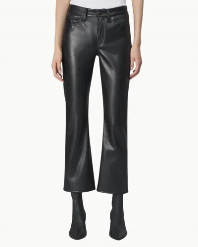 Rag & Bone Peyton Faux Leather Ankle Pants In Black