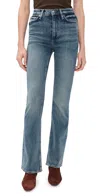 Rag & Bone Peyton High Rise Full Length Bootcut Jeans Cswel In Blue