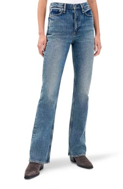 Rag & Bone Peyton High Waist Bootcut Jeans In Blue
