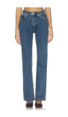 Rag & Bone Rb Miramar Ponte Dahlia Mid Rise Flare Jeans In Blue