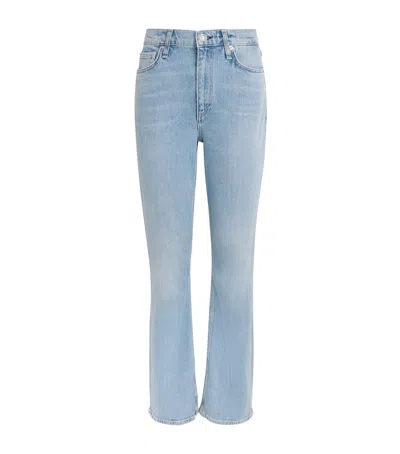 Rag & Bone Peyton Mid-rise Bootcut Jeans In Blue
