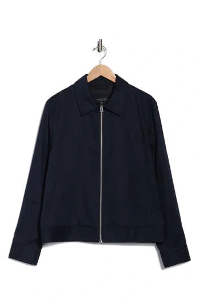 Rag & Bone Phillips Cotton Jacket In Black