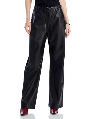 Rag & Bone Phoebe Faux Leather Pants In Black