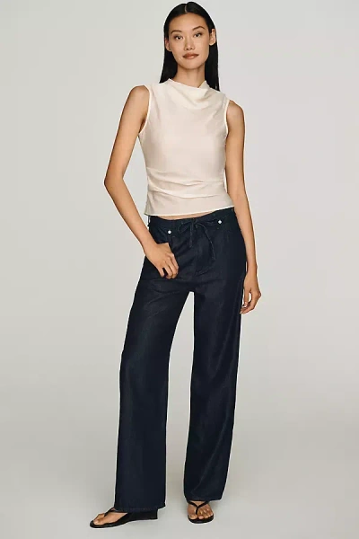Rag & Bone Phoebe High-rise Wide-leg Jeans In Blue