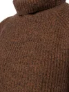 Rag & Bone Pierce Cashmere Tneck Sweater In Brown