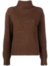 Rag & Bone Pierce Cashmere Turtleneck Sweater In Braun