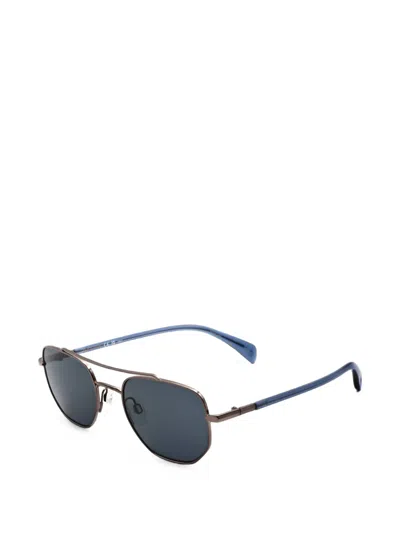 Rag & Bone Pilot-frame Sunglasses In Blue
