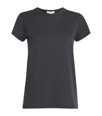 Rag & Bone Pima Cotton The Slub T-shirt In Black