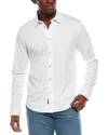 Rag & Bone Tomlin Stretch Dobby Button Front Shirt In White