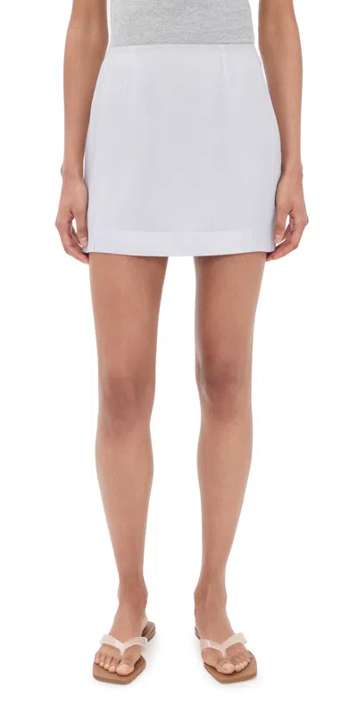 Rag & Bone Piper Organza Mini Skirt Grey In Multi