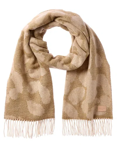Rag & Bone Piper Wool-blend Scarf In Brown