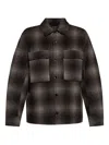 Rag & Bone Austin Checked Wool-blend Shirt Jacket In Multi