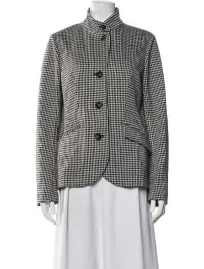 Pre-owned Rag & Bone Plaid Print Blazer