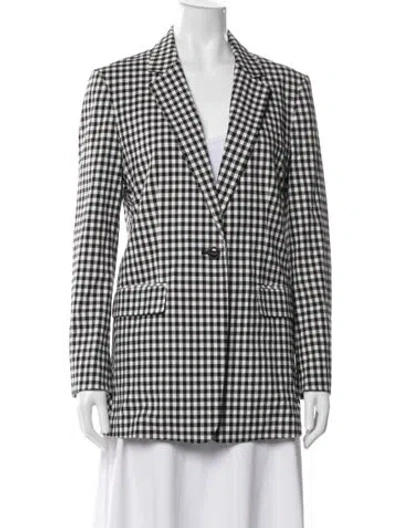 Pre-owned Rag & Bone Plaid Print Blazer In Multi