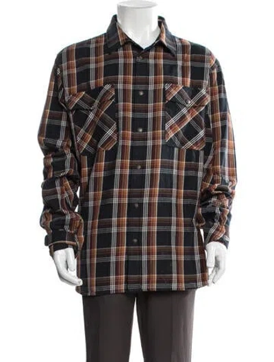 Pre-owned Rag & Bone Plaid Print In Blue
