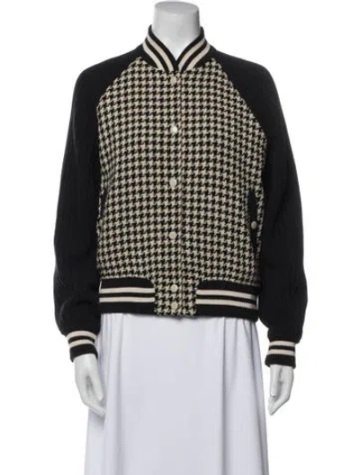 Pre-owned Rag & Bone Plaid Print Bomber Jacket