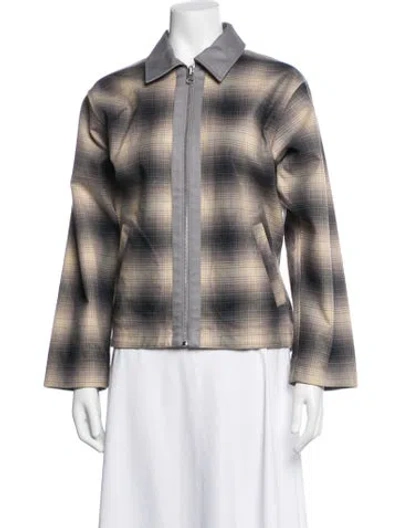 Pre-owned Rag & Bone Plaid Print Jacket In Multi