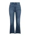 Rag & Bone Plain Colour Bootcut Jeans In Blue