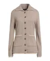 Rag & Bone Plain Colour Cardigan In Neutral