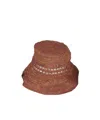Rag & Bone Plain Colour Hat In Red