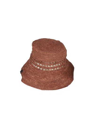Rag & Bone Plain Colour Hat In Red
