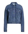 Rag & Bone Plain Colour Jacket In Blue