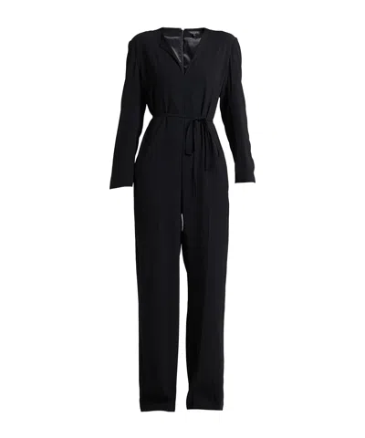 Rag & Bone Plain Colour Jumpsuit In Black