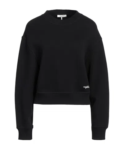 Rag & Bone Plain Colour Sweatshirts In Black