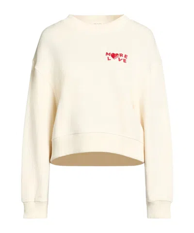 Rag & Bone Plain Colour Sweatshirts In White