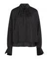Rag & Bone Plain Colour Top In Black