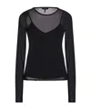Rag & Bone Plain Colour Top In Black