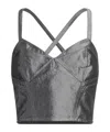 Rag & Bone Plain Colour Tops In Gray