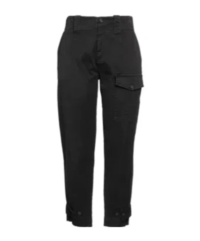 Rag & Bone Plain Colour Trousers In Black