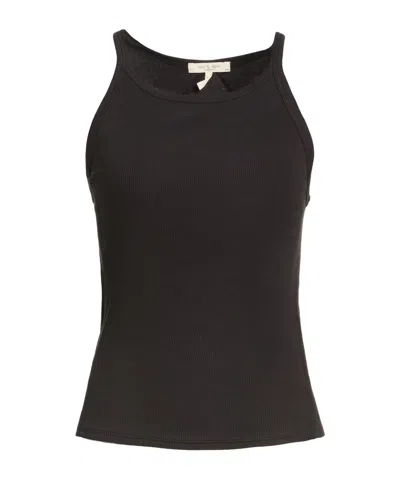 Rag & Bone Plain Colour Vests In Gray