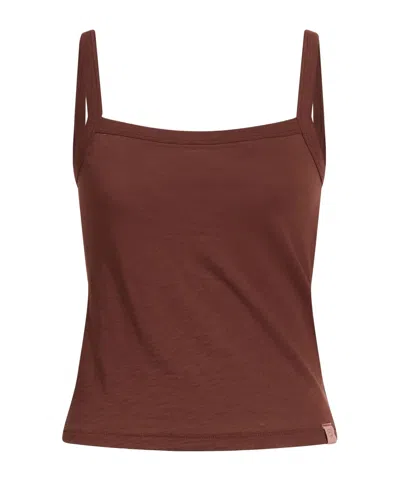 Rag & Bone Plain Colour Vests In Brown