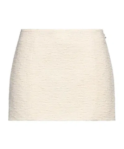 Rag & Bone Plain-colored Chunky Floral Half Skirt In Neutral