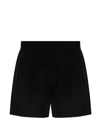 Rag & Bone Pleated Tailored Shorts In Black