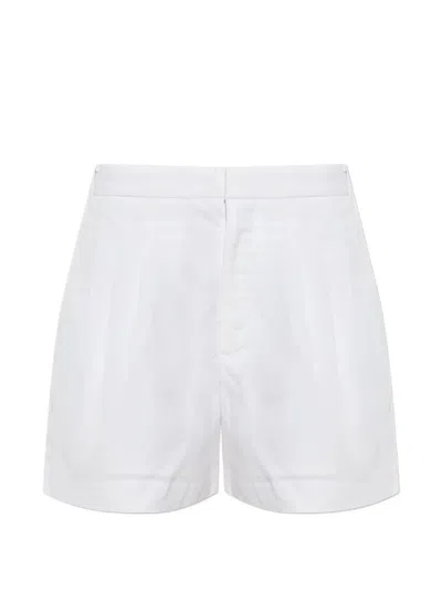 Rag & Bone Kids' Pleated Tailored Shorts In White