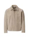 Rag & Bone Polo-collar Jacket In Neutral