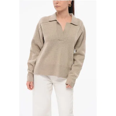 Rag & Bone Polo Neck Bridget Wool Blend Women's Pullover