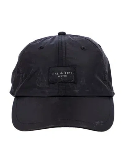 Pre-owned Rag & Bone Polyester Baseball Cap In Black