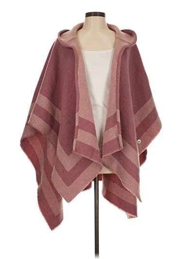 Pre-owned Rag & Bone Poncho In Burgundy